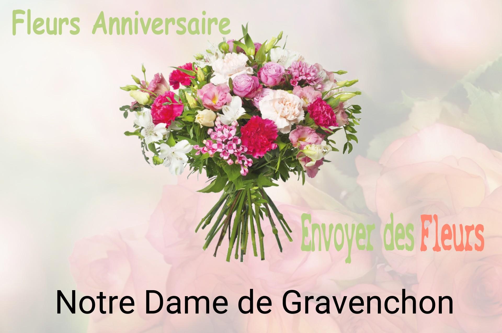 Bouquet de fleurs d’anniversaire livré à Notre-Dame-de-Gravenchon